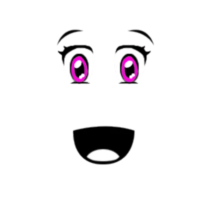 Anime Surprise Face: Pink Eyes