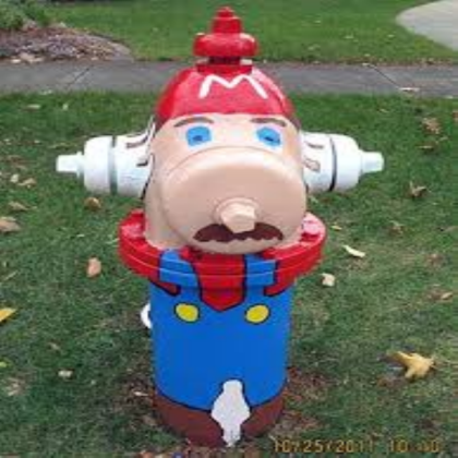 Mario fire hydrant