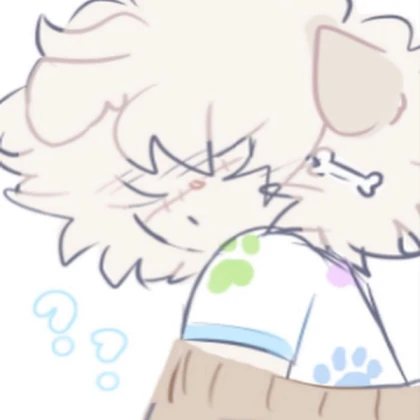 pastel dog furry pfp