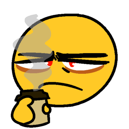 coffee cursed emoji