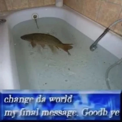 change da world. my final message. Goodb ye