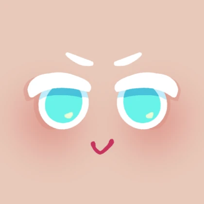 strawberry crepe cookie RHS (cookie run) - face