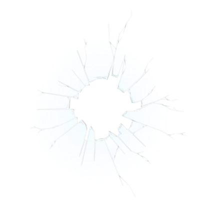 Broken Glass Transparent
