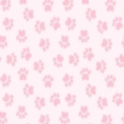 Pink paw prints