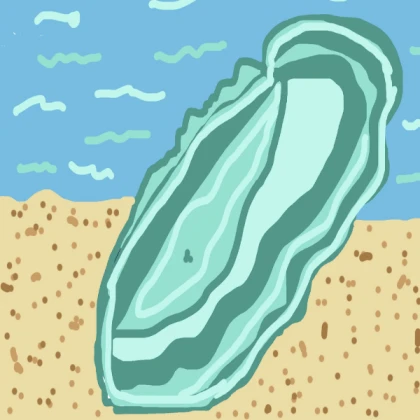 Mist-Wing Egg washed up at Pan #### Beach