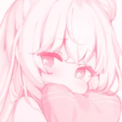 pink anime girl icon