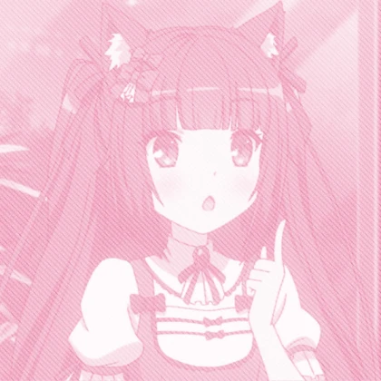 pink anime girl