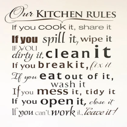 cute kitchen rules