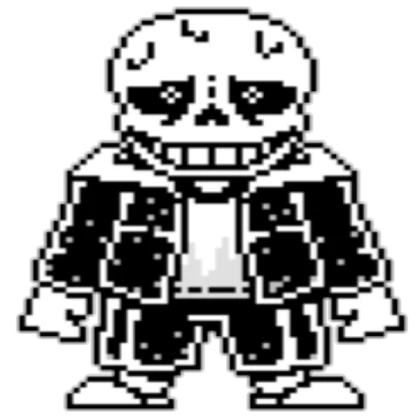 DUST!TALE SANS [WING LEVEL] SPRITE 1