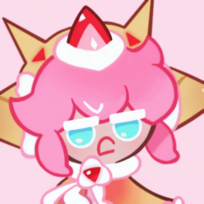 strawberry crepe cookie