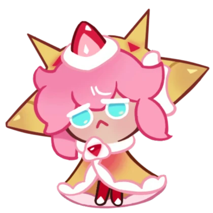 Strawberry Crepe Cookie upset (Cookie run)