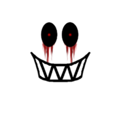 Scary Face With Bleeding Eyes And A Evil Smile