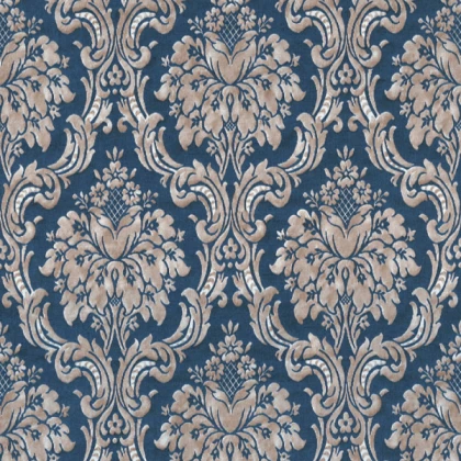 blue victorian wallpaper