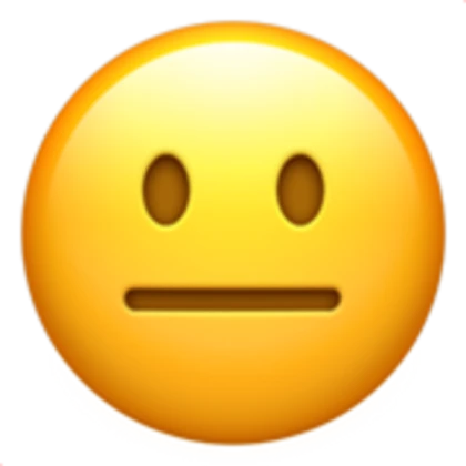 Stare Emoji (Neutral Face)