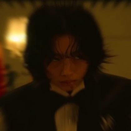 Sae byeok in a suit 😵‍💫