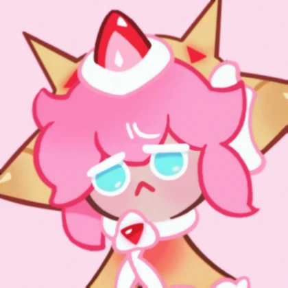 Strawberry crepe cookie