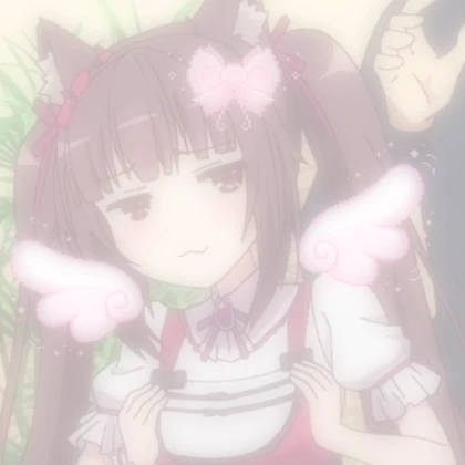 cute neko anime girl aesthetic