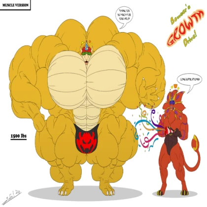 Bow ser's GROWTH Drive! (MUSCLE) FINALE