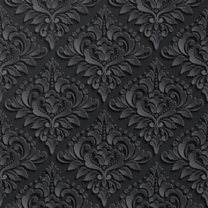 Black Victorian Wallpaper