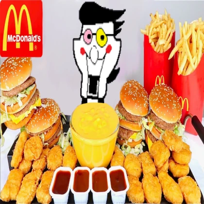 spamton mcdonalds mukkbang