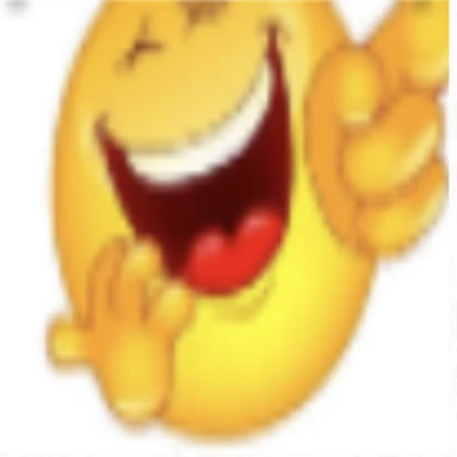 Low quality Laughing Emoji