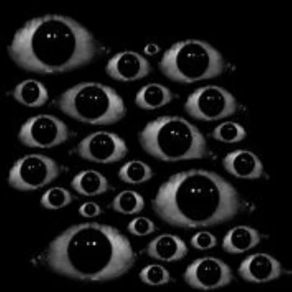 weirdcore/creepy eyes