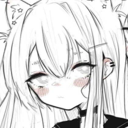 matching pfp cat girl