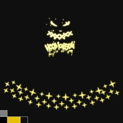 Shindo Life Hood-Kasuki yellow Cloak