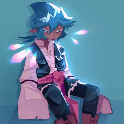 Sorbet shark cookie run fanart