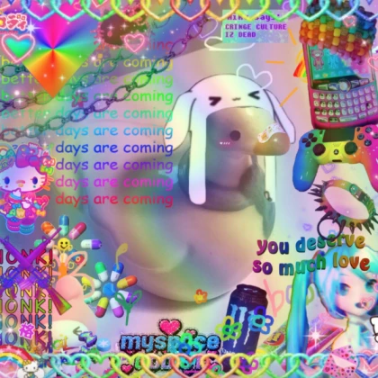 kidcore/weirdcore/dreamcore duckie!!!