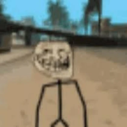 trollface walking in gta