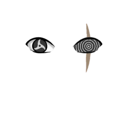 Black Mangekyou Sharingan and Rinnegan