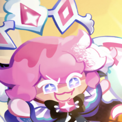 strawberry crepe cookie (halloween costume)