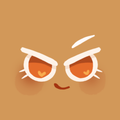 carrot cookie RHS (cookie run) - face