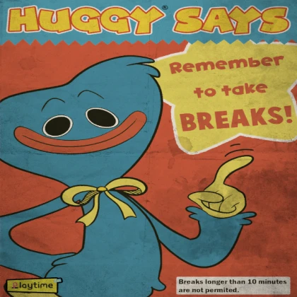 Huggy Wuggy Poster [Poppy Playtime]