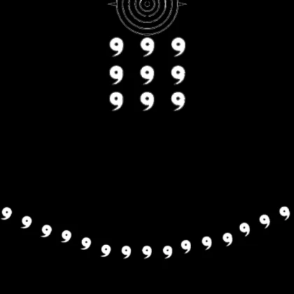 Shindo life cloak six paths new (Black and white)