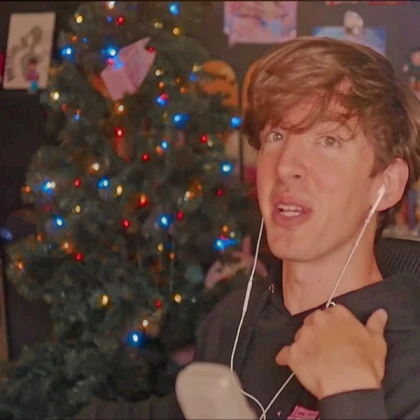 Flamingo Albert christmas picture