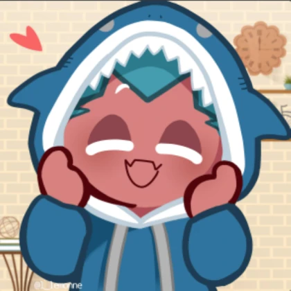 sorbet shark cookie but shaak (read description)