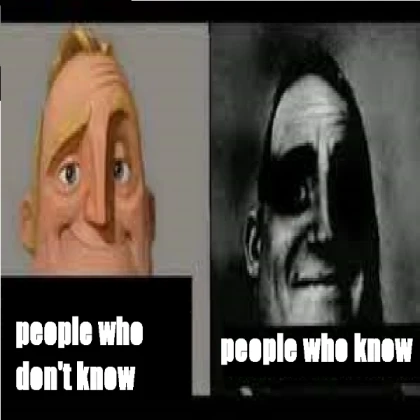 people who don't know and