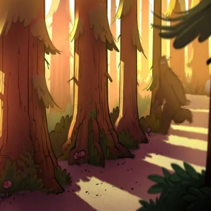 gravity falls trees