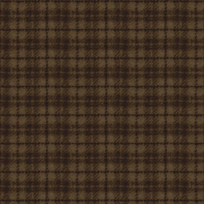 Dark brown plaid
