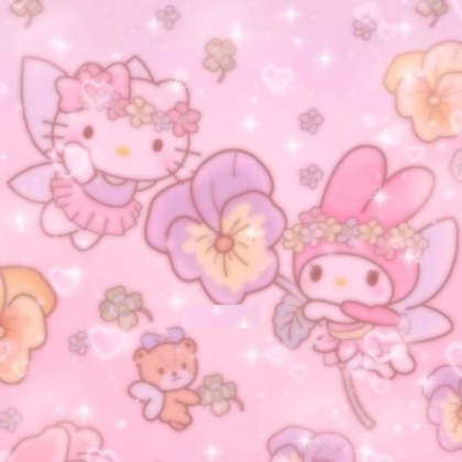 Sanrio Fairy My melody and Hello kitty