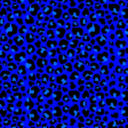blue leopard print