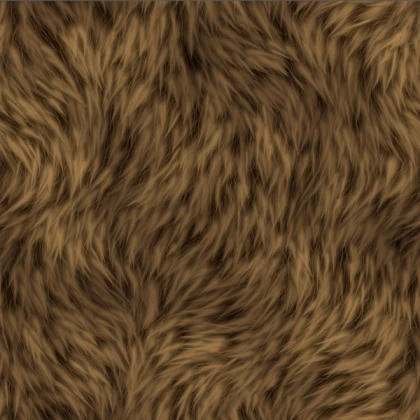 Brown fur