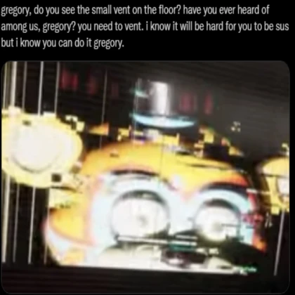 Gregory, You need to be sus