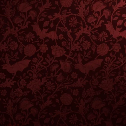 Red gothic wallpaper