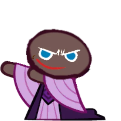 Bald poison mushroom cookie gingerbrave face