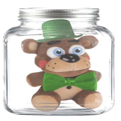 fnaf plushie in jar
