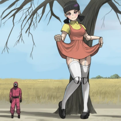 Squid game!!!! game doll