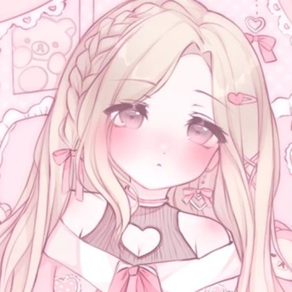 Pink Cute & Kawaii Anime pfp (pls read desc!)